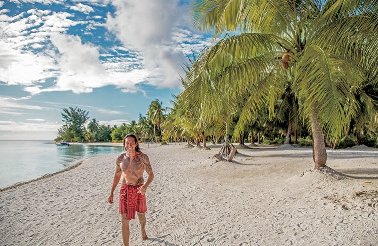 Man in Bora Bora