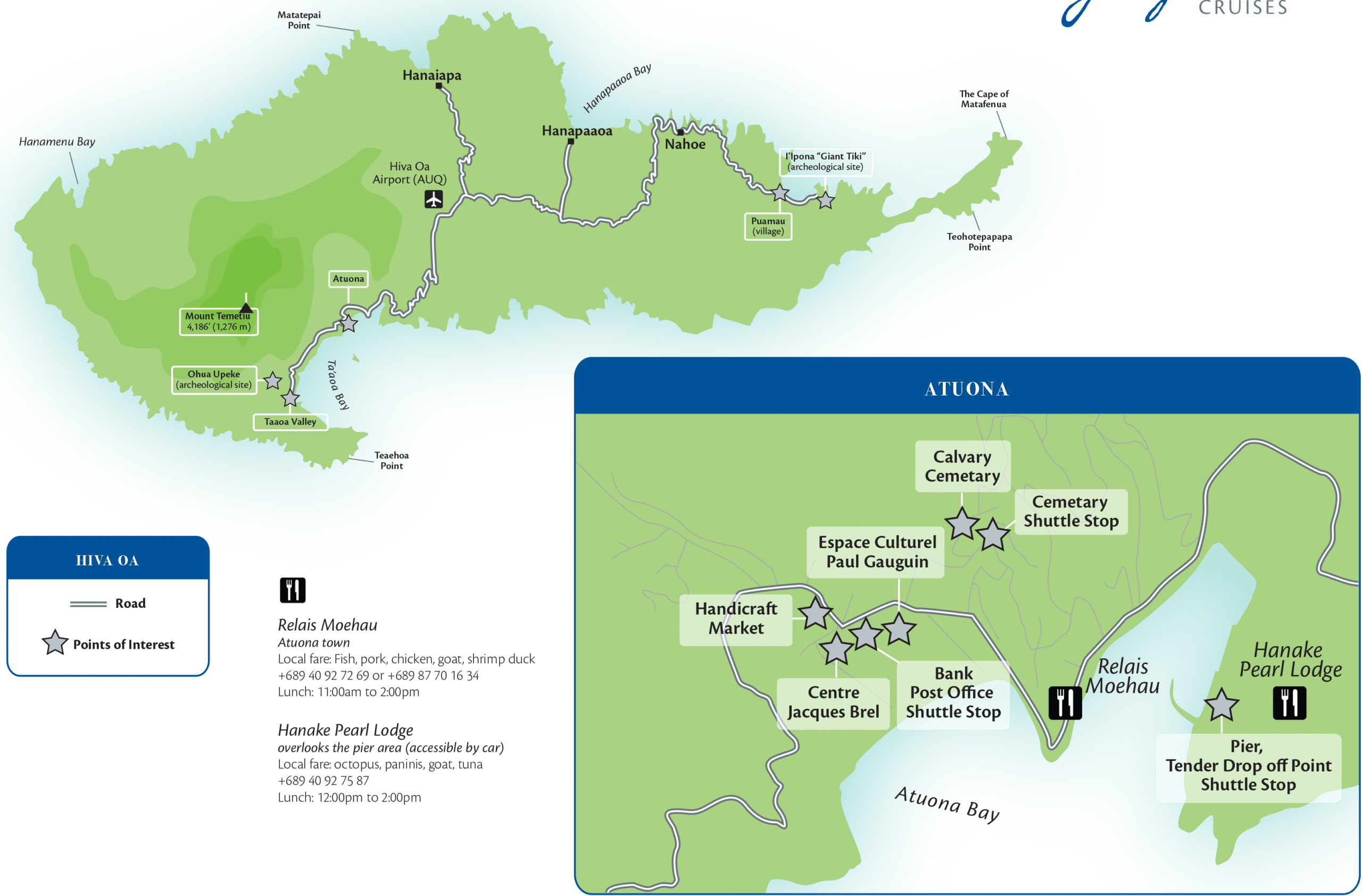 Hiva Oa Port Map