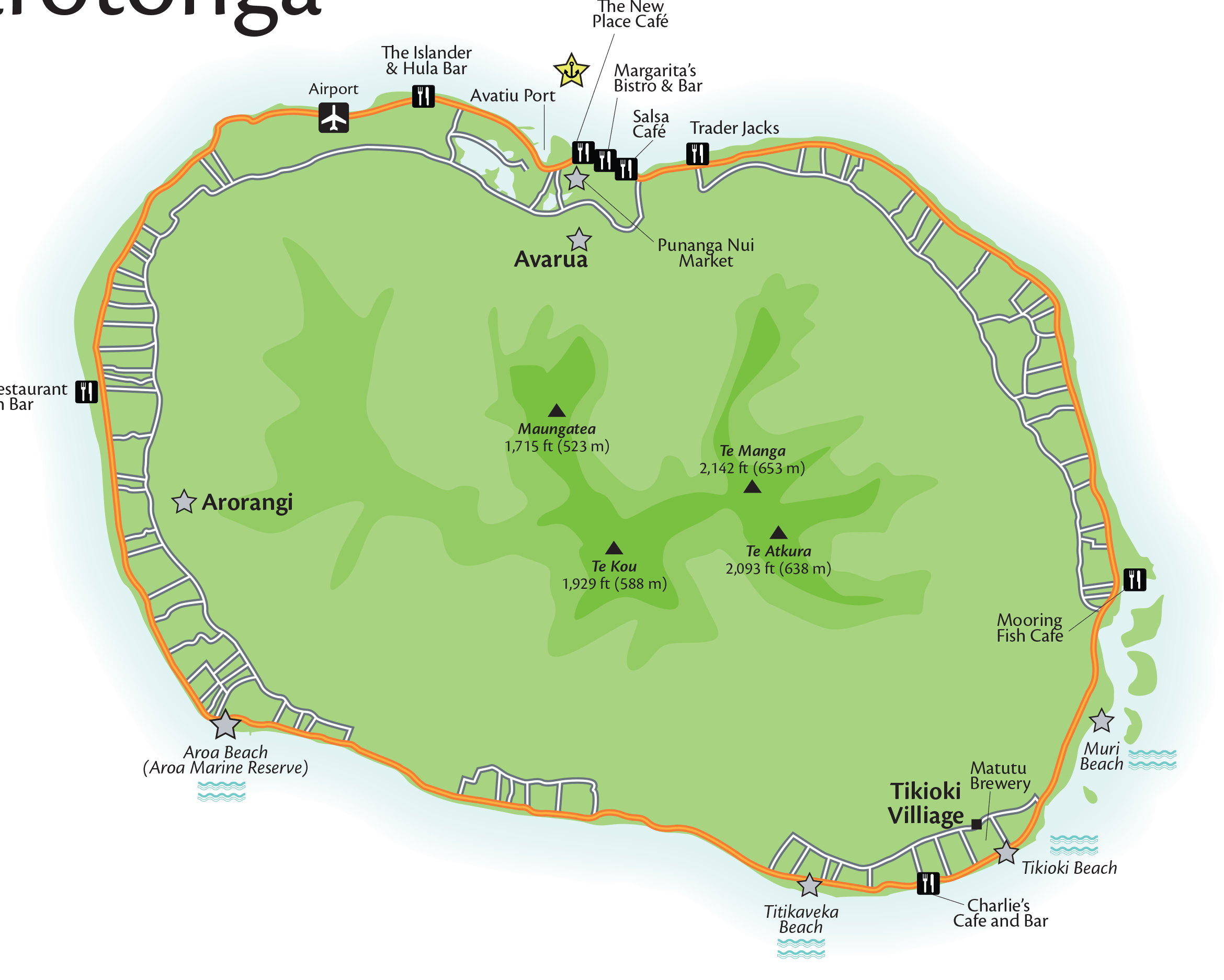 Rarotonga Port Map