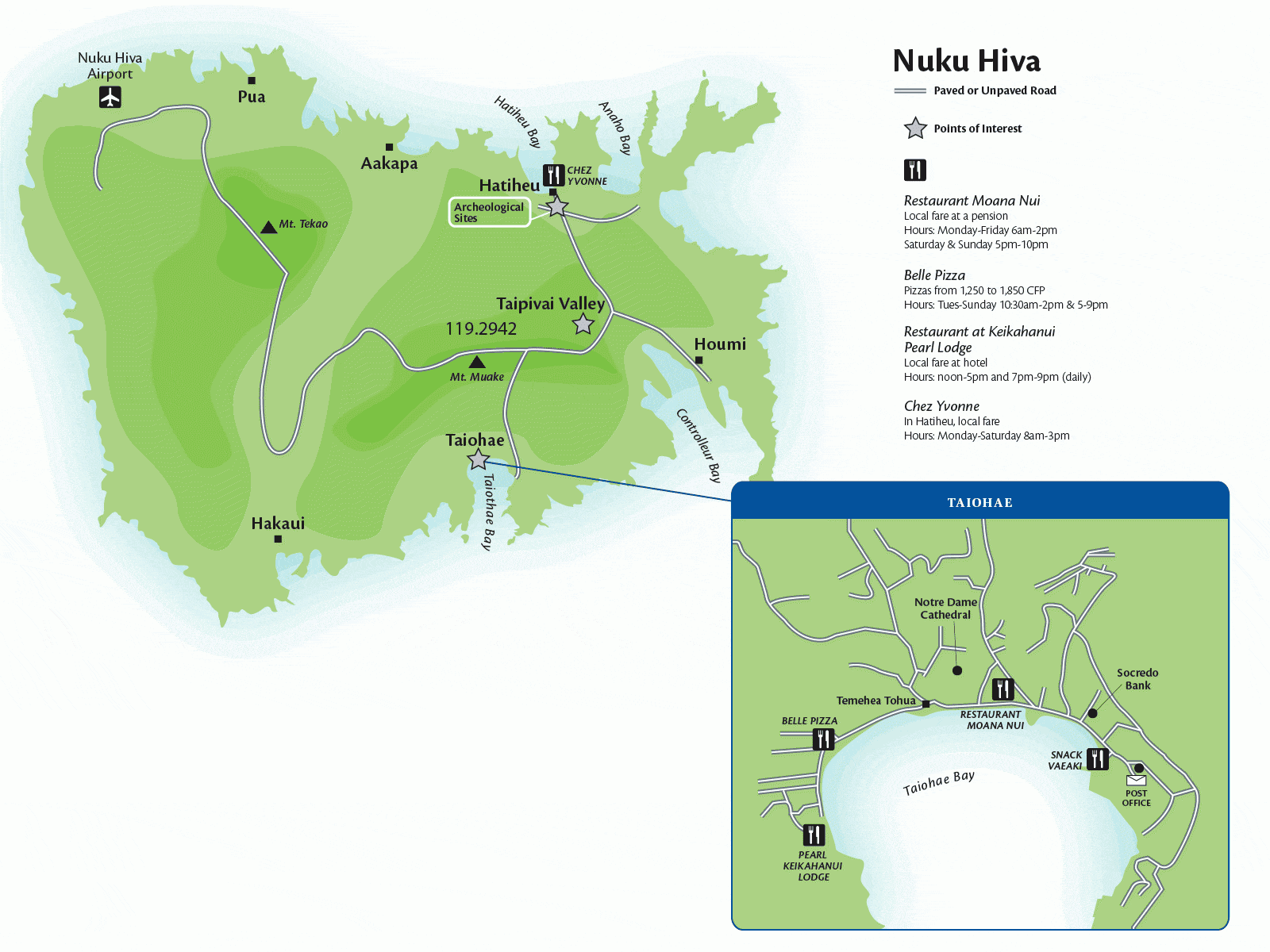 Fatu Hiva Port Map