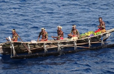 Samarai Island canoe