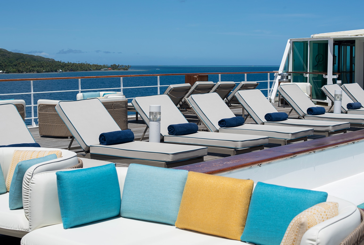 Pool deck loungers