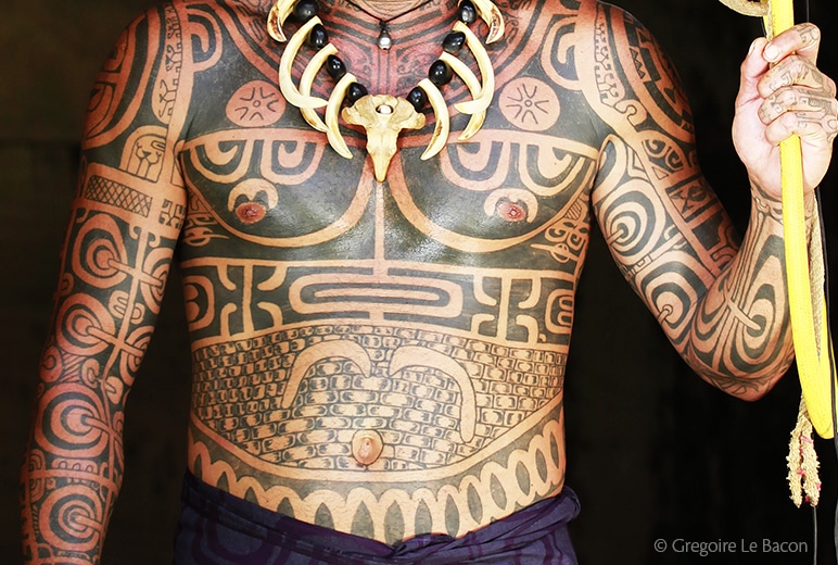 Inked stories of heritage and cultural pride, Tahitian tattoos date back more than 2,000 years.
