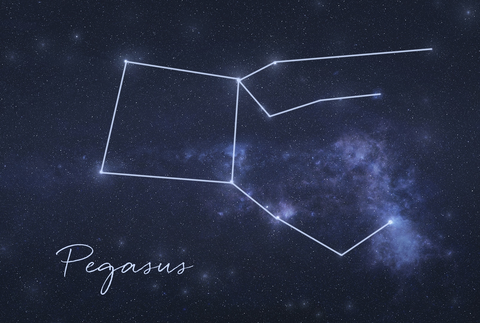 The Pegasus constellation is famous for hosting the first exoplanet ever found around a normal star (an exoplanet is a planet beyond our own solar system).