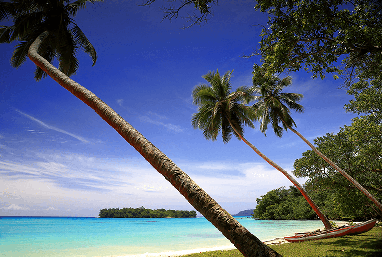 Paul Gauguin Cruises  | White sand beaches, palm trees and aquamarine waters abound in Vanuatu