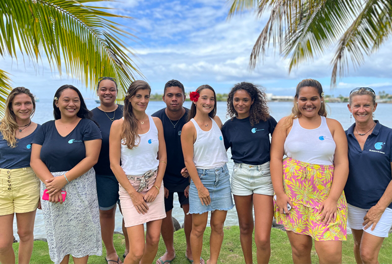 Te mana o te moana team with Helene Duran